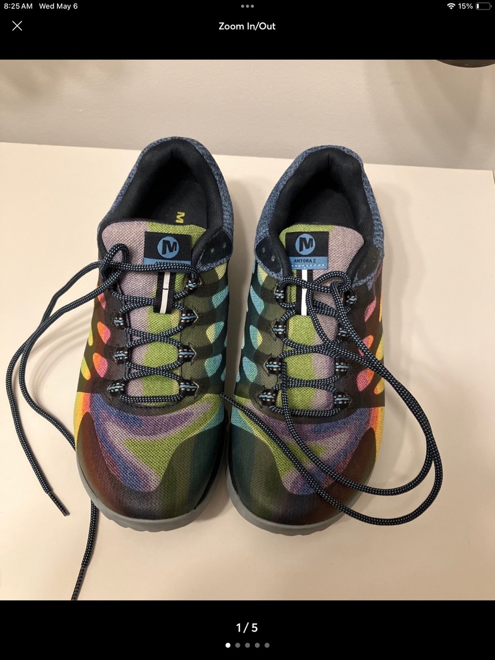 Merrell Antora 2 athletic shoes sneakers size 8W 
8 wide